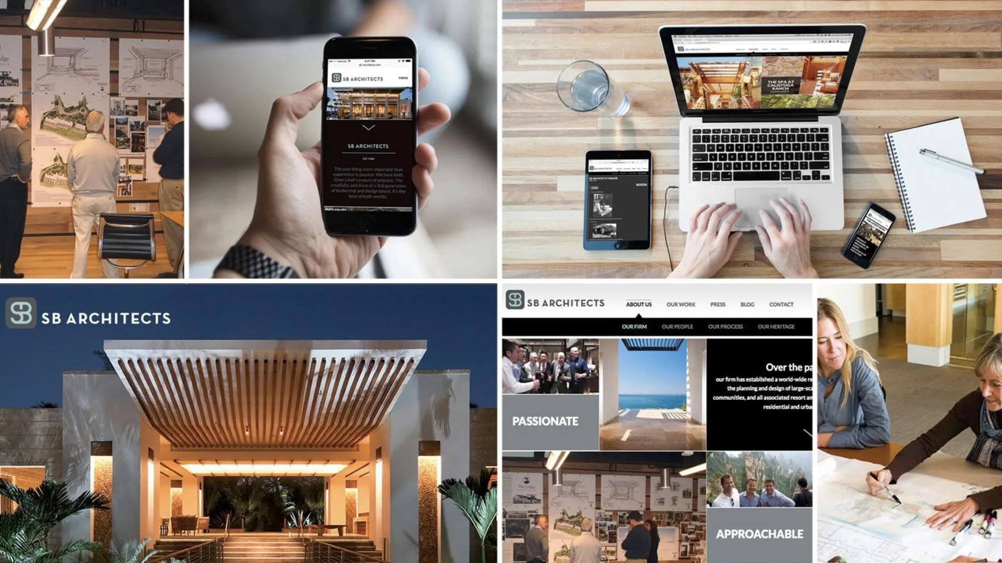 SB Architects identity and digital work by Madplum Creative.