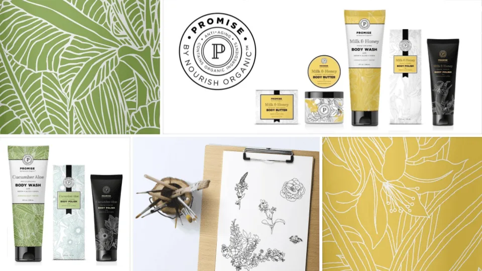 Promise Organic identity and digital work by Madplum Creative.